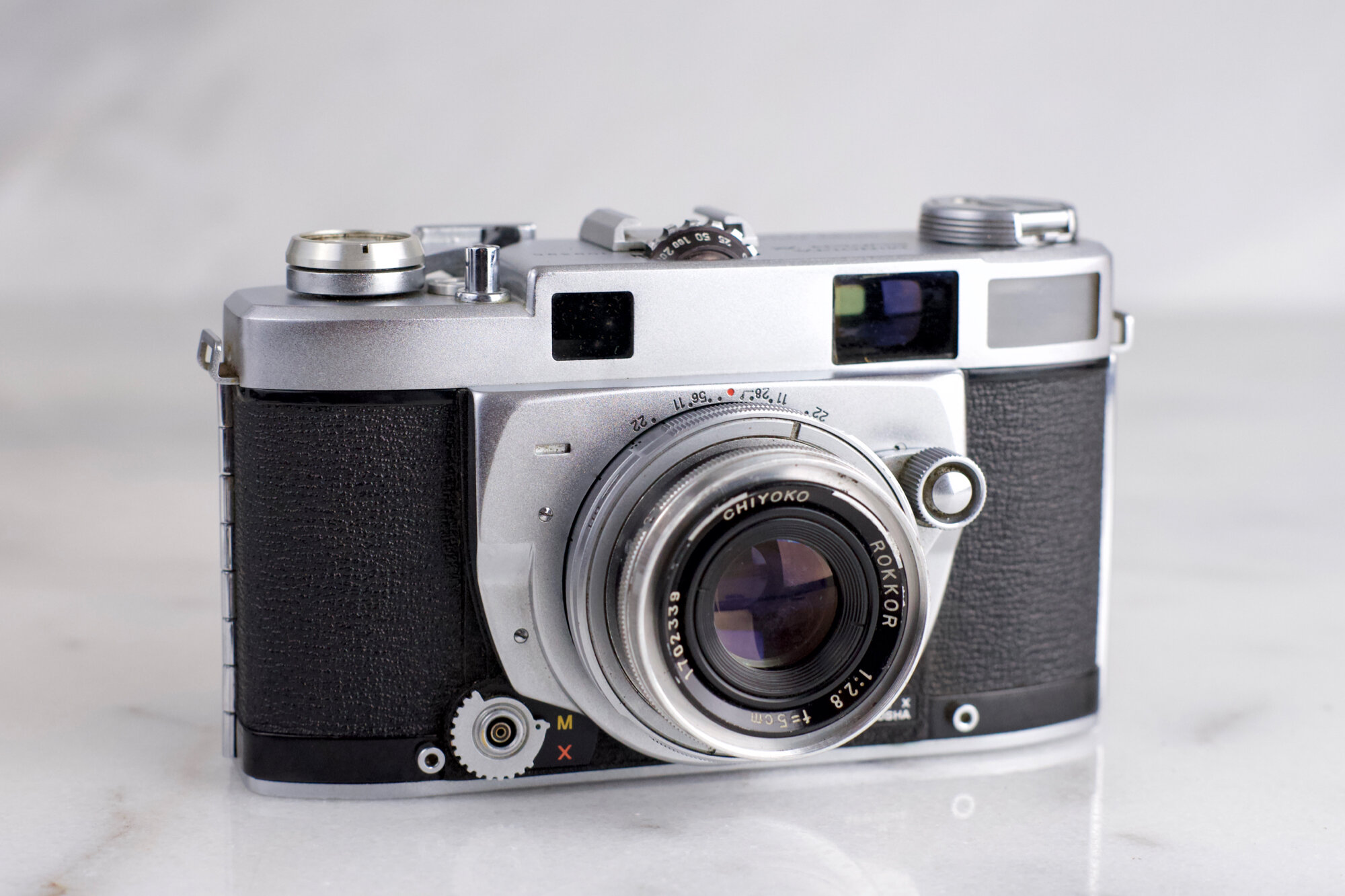 Minolta Super A 35mm Rangefinder Film Camera with Rokkor 50mm F/2.8 Prime  Lens and Lens Cap - Fully Functional — F Stop Cameras